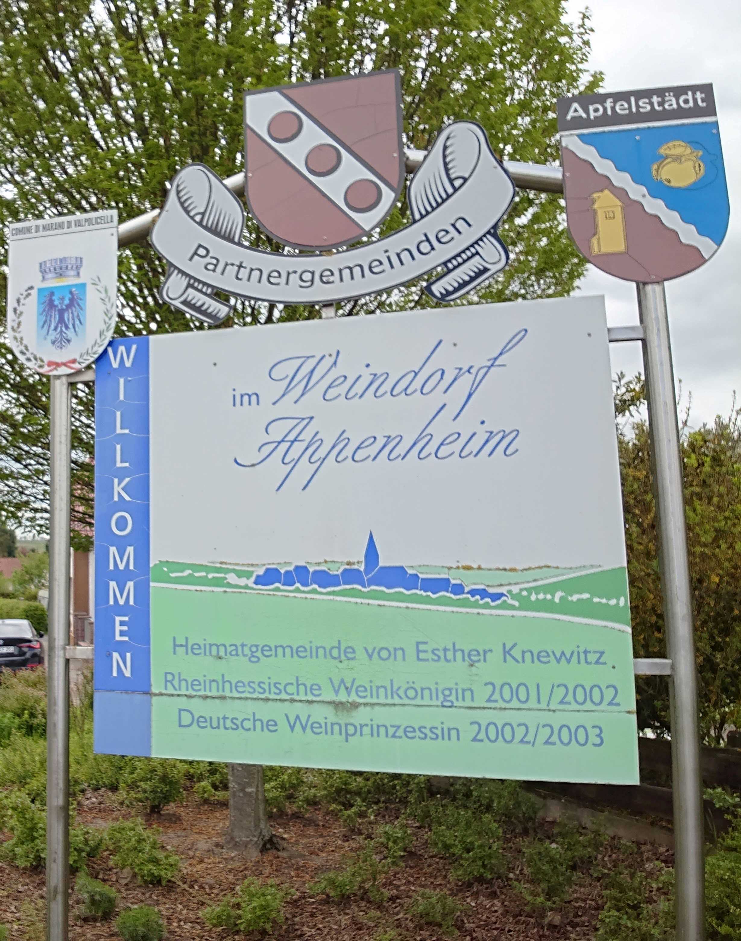 Byskilt ved Appenheim